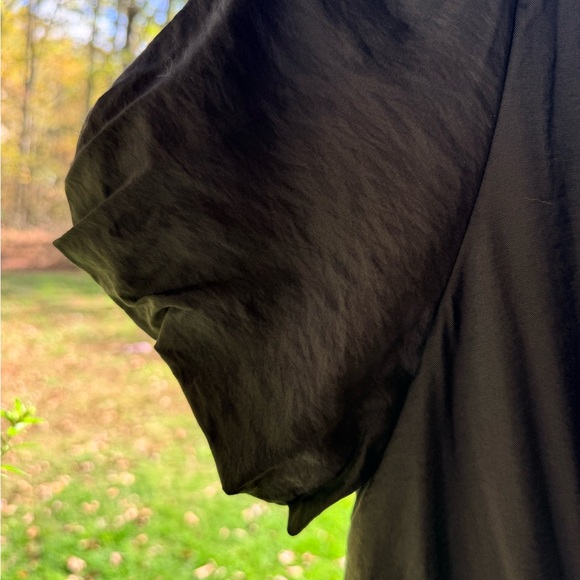 Elegant Black Puff Sleeve Mini Dress - Picture 4 of 6